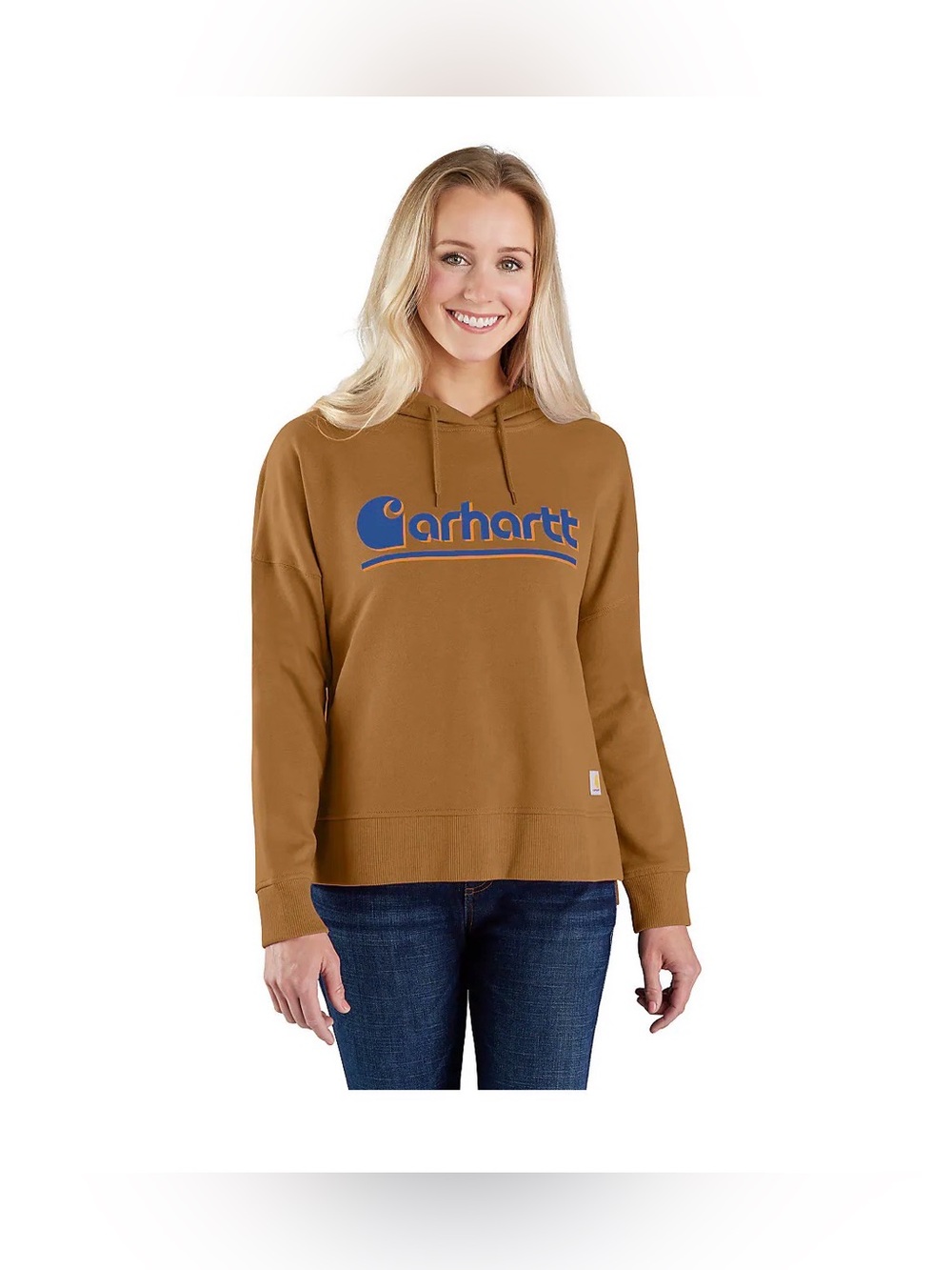 Carhartt Women’s TENCEL™ Fiber Series Loose Fit Graphic Hooded Sweatshirt Size L